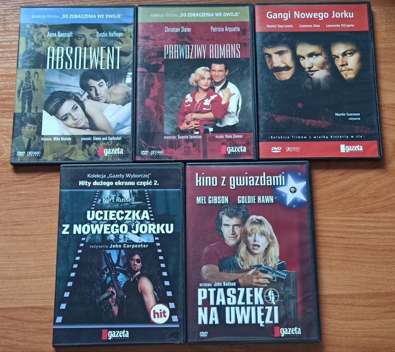 5 filmów DVD Gazeta Wyborcza