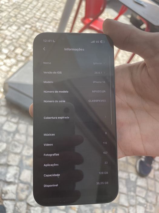 Iphone 14 novo .