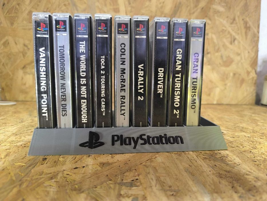 Suporte/ Display para jogos de PS1 -Playstation 1