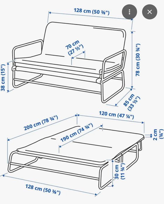Sofa cama Hammarn ikea
