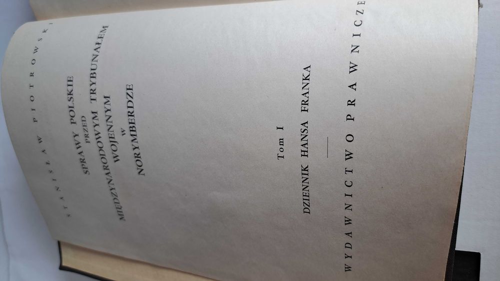 Dziennik Hansa Franka Stanisław Piotrowski
