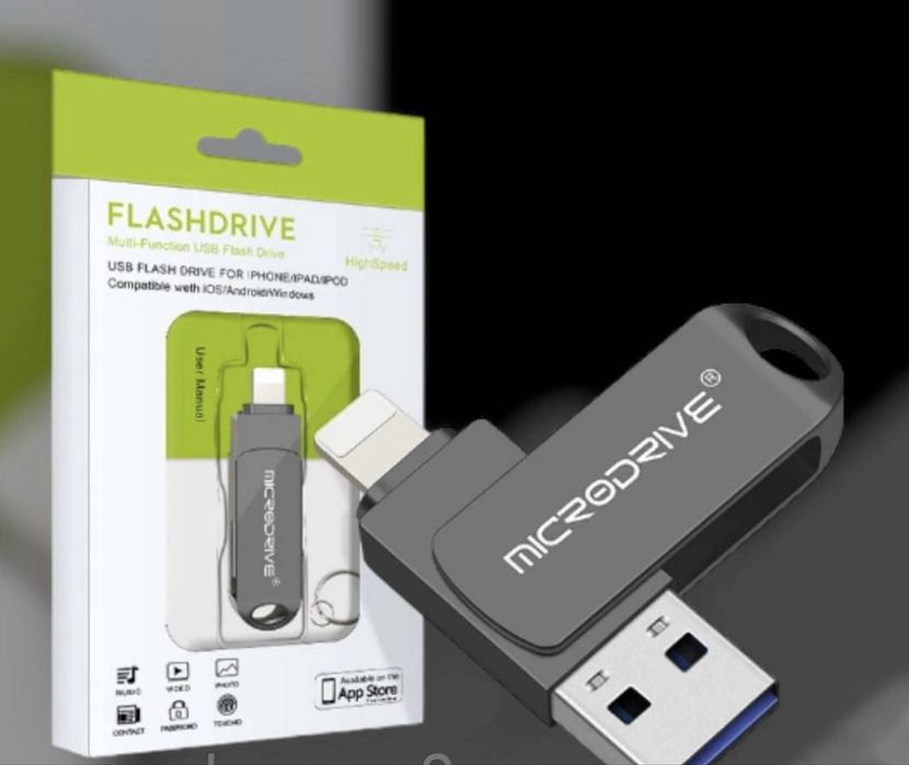 Флешка 256 GB. USB 3.0. Колір чорний.