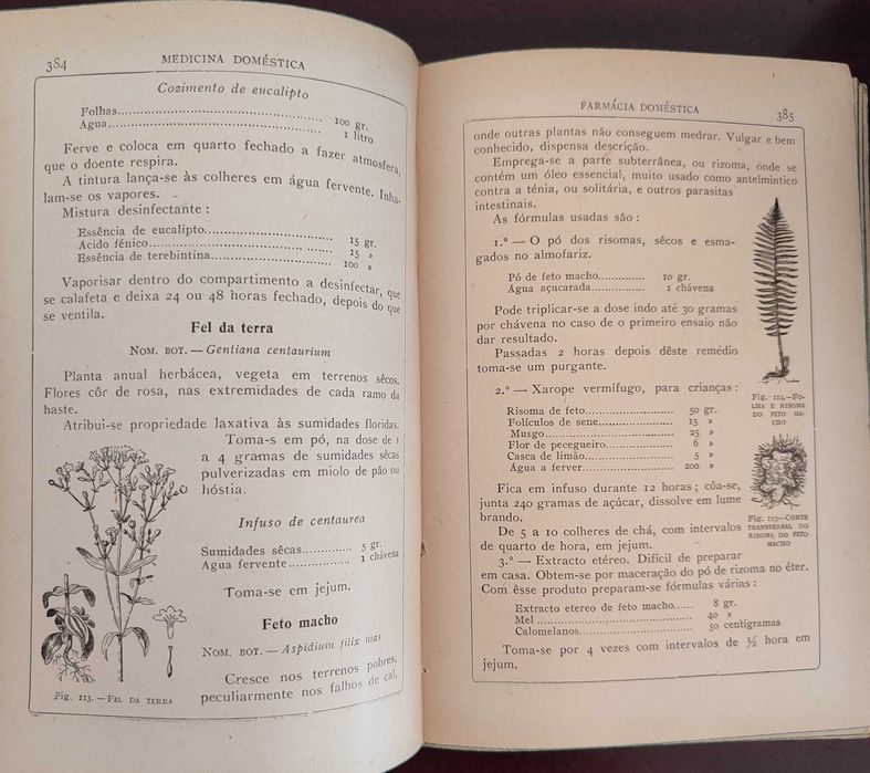 1932 Manual de Medicina Domestica LIVRARIA BERTRAND