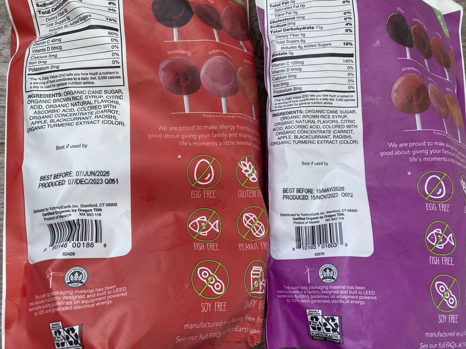 АКЦІЯ!!! Yumearth натуральные леденцы в наличии