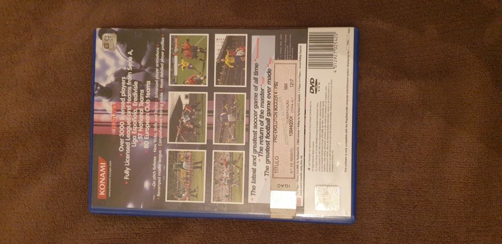 Caixas de jogos PS2 PSP