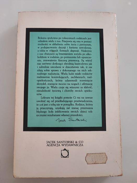 Toksyczni rodzice Susan Forward psychologia