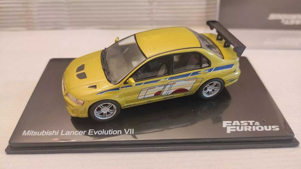 1/43 mitsubishi lancer evolution VII fast and furious (ixo altaya)