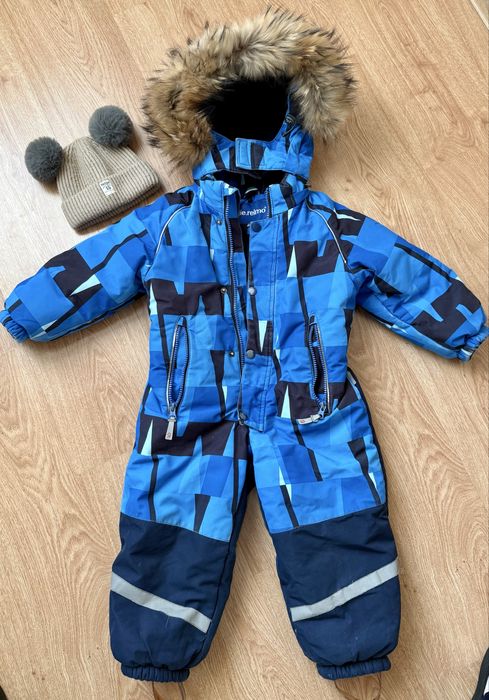 Дитячий зимовий суцільний комбінезон для хлопчика Reima 98
