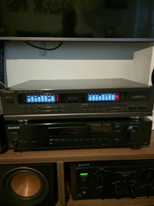 Equalizador Gráfico Technics SH-GE70 | Analisador de Espetro | Impecáv