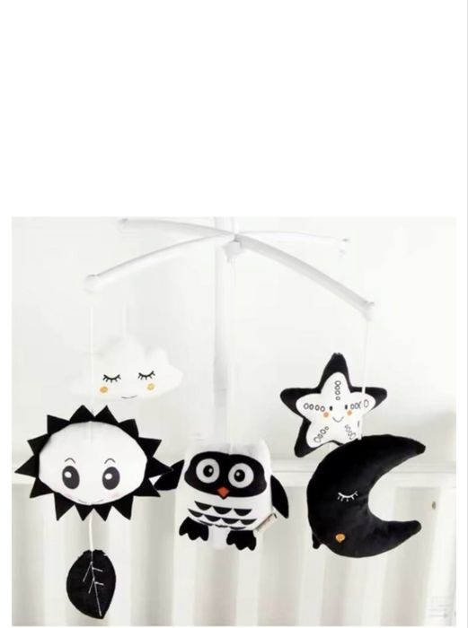 Музична карусель на ліжечко RAT11 з підвісними елементами Совенятко