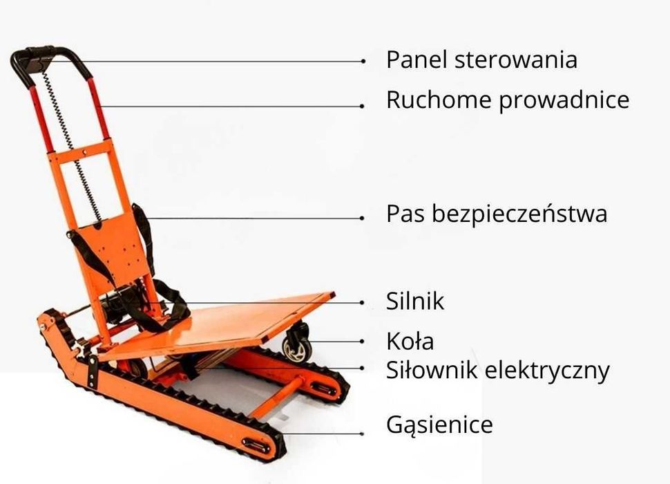 Schodołaz Cargo/ Towarowy Platforma Udźwig 210-250 kg NOWOŚĆ !!!
