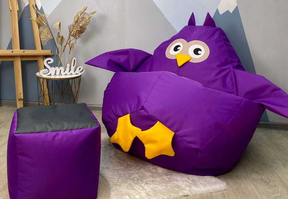 Крісло Мішок, Крісло Груша, М'які меблі від Виробника, Пуфи, М'ячі ОПТ
