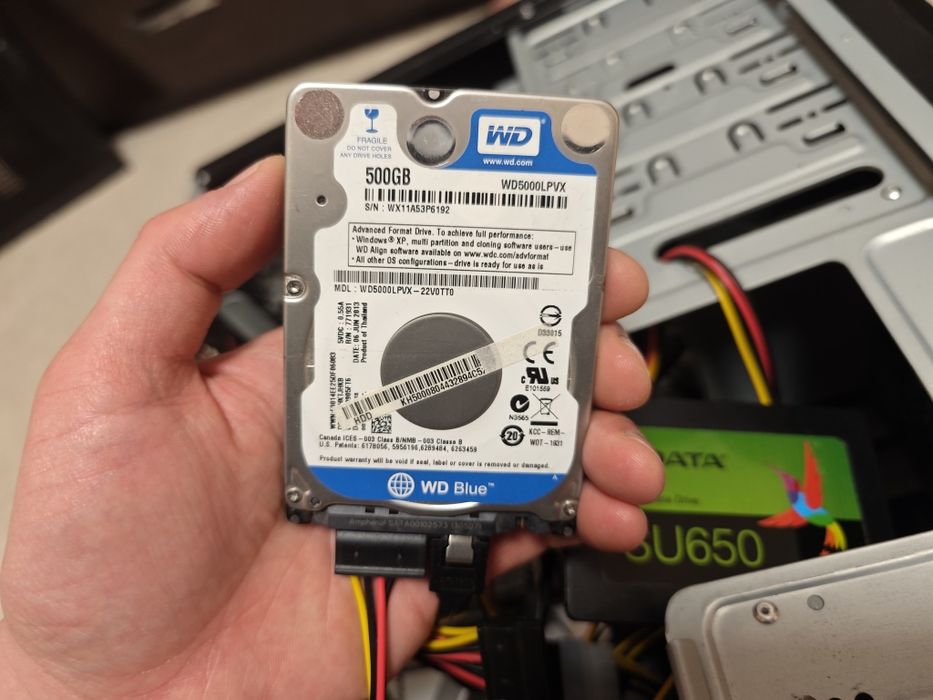 HDD 2.5 WD 500gb