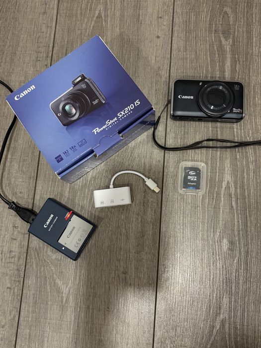 Фотоапарат Canon PowerShot SX210 IS вінтажна мильница