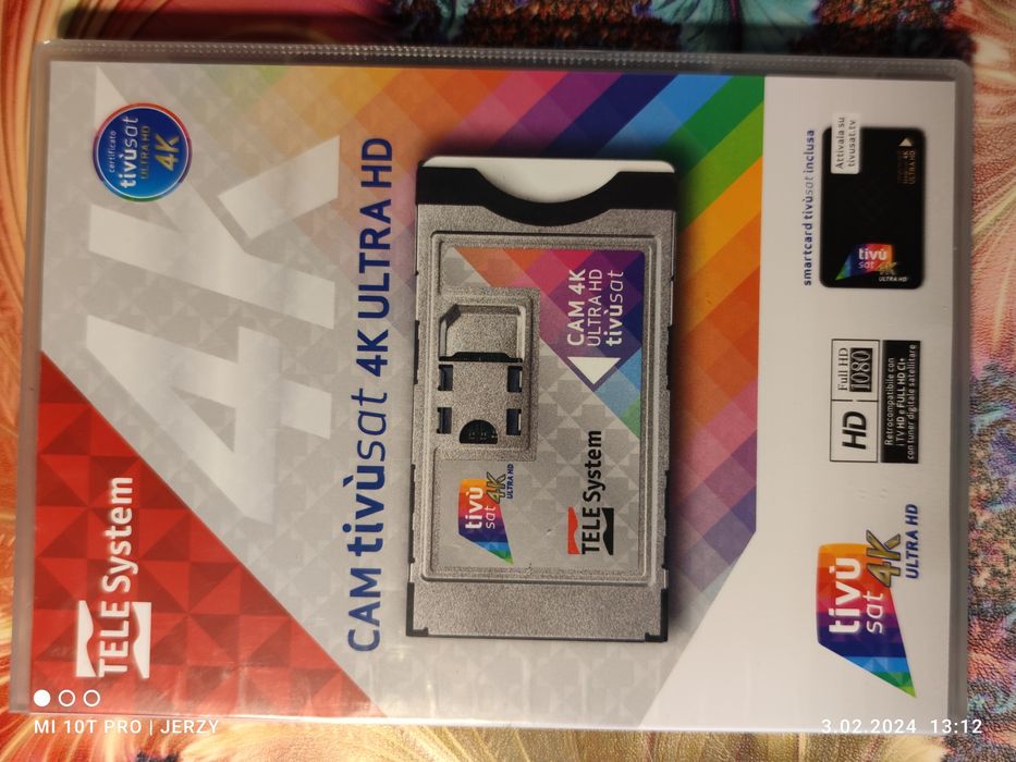 TIVU-SAT MODUŁ Z KARTĄ na włoskie programy rtv