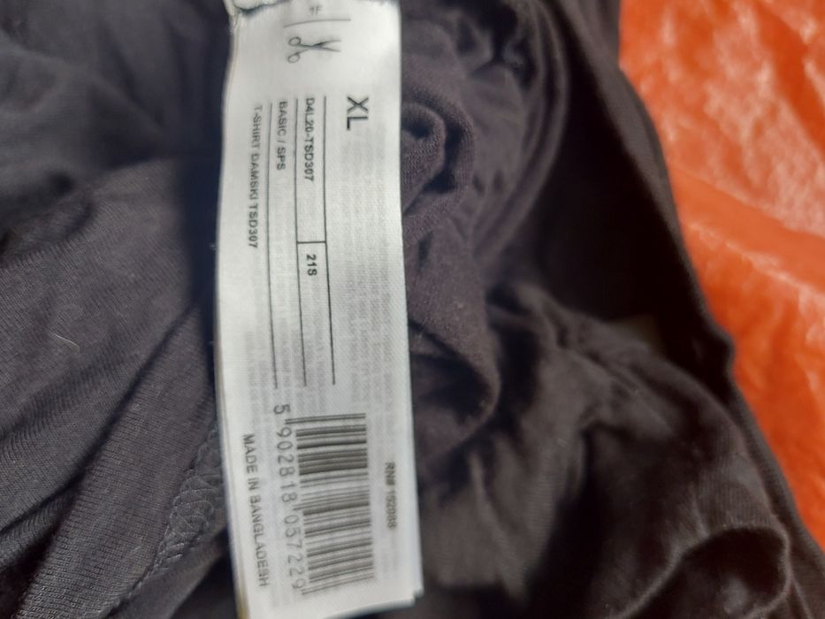 Bluzka czarna damska rozmiar XL