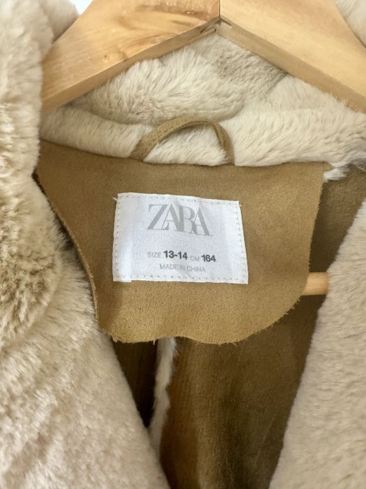 Дитяча Шуба, тепле пальто на дівчину Zara