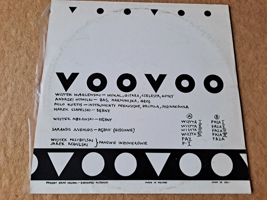 Voo Voo . Pierwsza płyta. Winyl 1986.