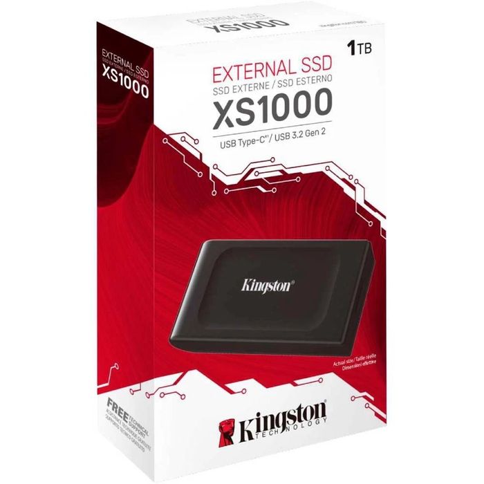Зовнішній накопичувач SSD USB type-C 1TB XS1000 Kingston