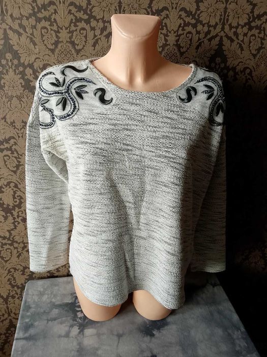 szara bluza damska