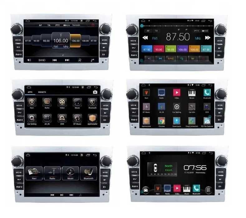 Radio Naw 2DIN OPEL Vivaro Meriva Astra Vectra Antara Android 16 4G+64