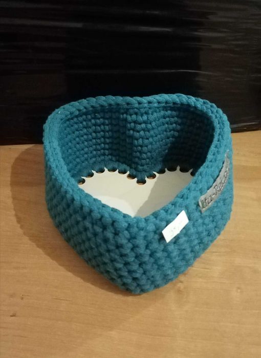 Koszyk sznurkowy serce