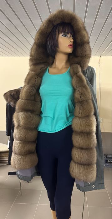 Рр 46-48.  Соболь жилет шубка парка