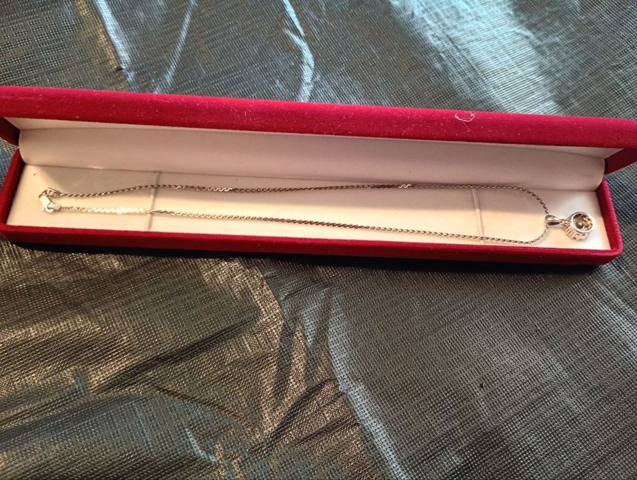 Цепочка серебряная с подвеской