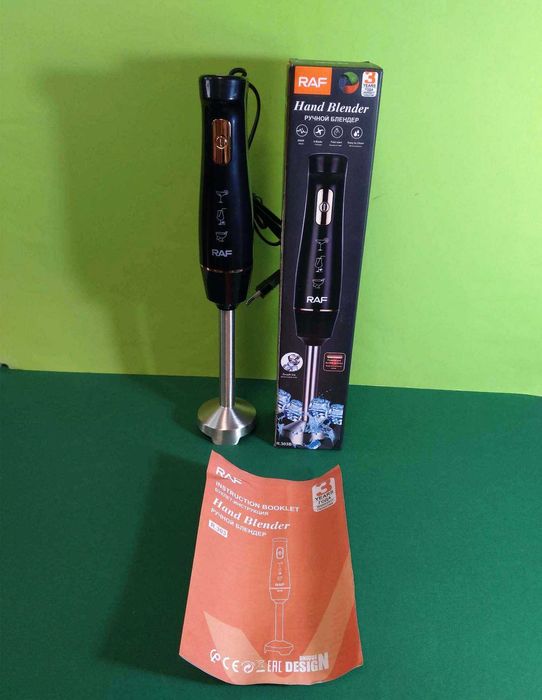 Блендер ручний занурювальний подрібнювач 800W 2 швидкості