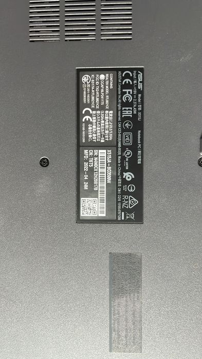 Laptop Asus 15,6