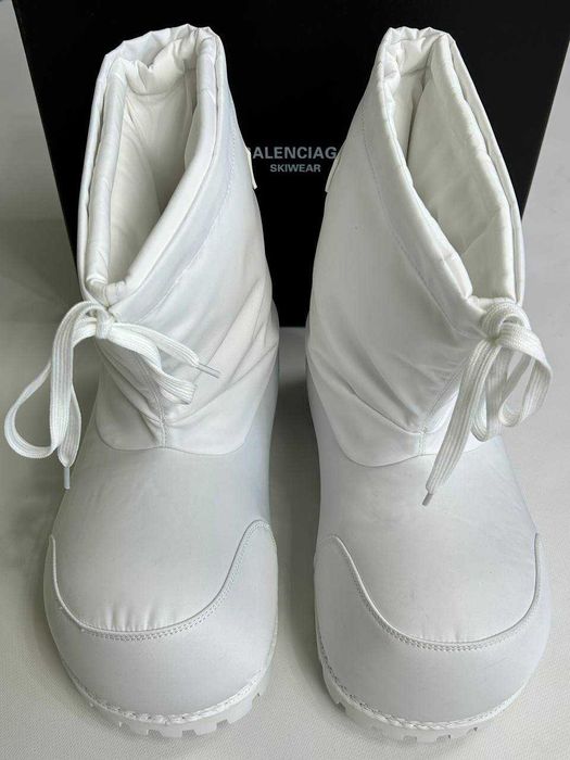 BALENCIAGA Alaska Ski Boots White ботинки буты белые чоботи білі 43 44