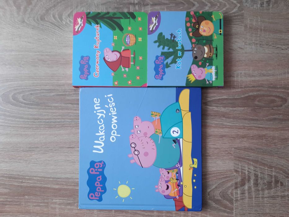 Świnka Peppa wakacyjne opowieści czerwony kapturek kot w butach