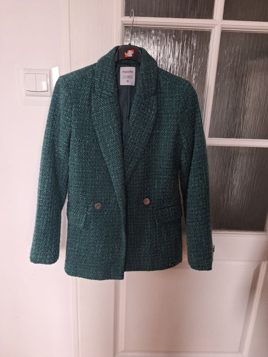 Marynarka żakiet tweed xs moodo
