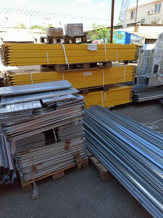 Стелаж БУ, палетні полочні, Паллетные стелажи БУ, Полочные стелажи БУ