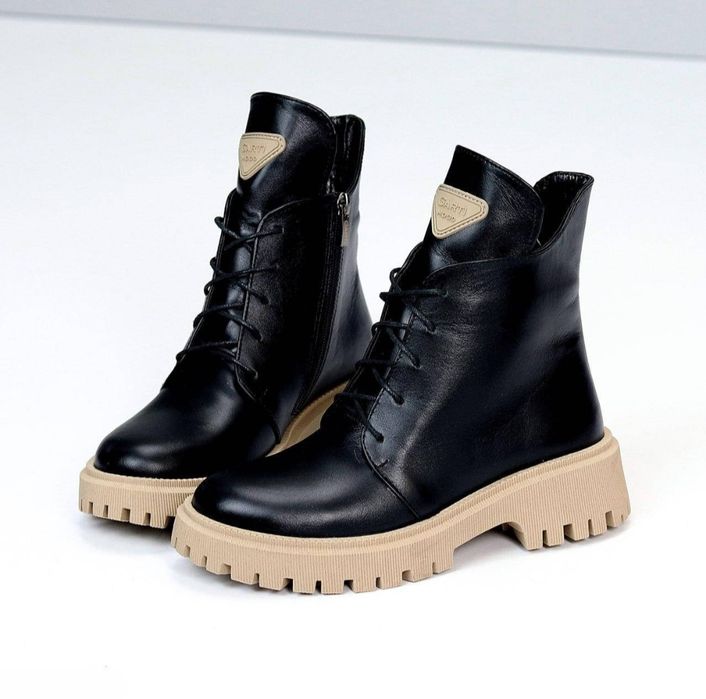 Жіночі шкіряні черевики. Осінь-весна. Розміри 36,37,38,40