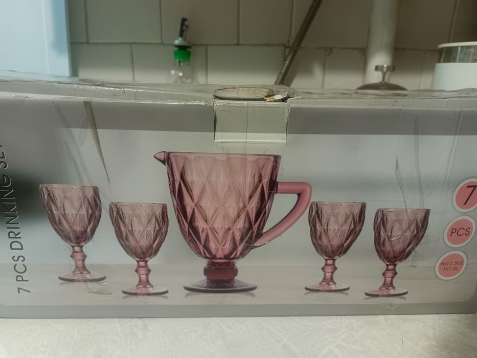 Набір бокалів+кувшин