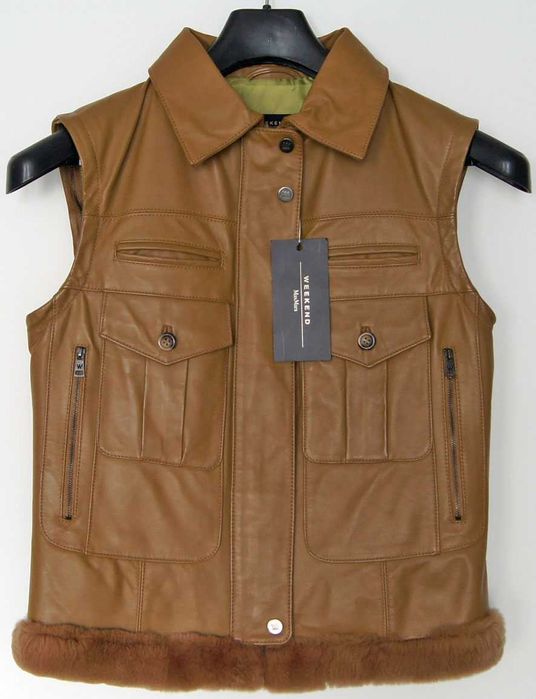 Nowa skórzana kurtka Max Mara