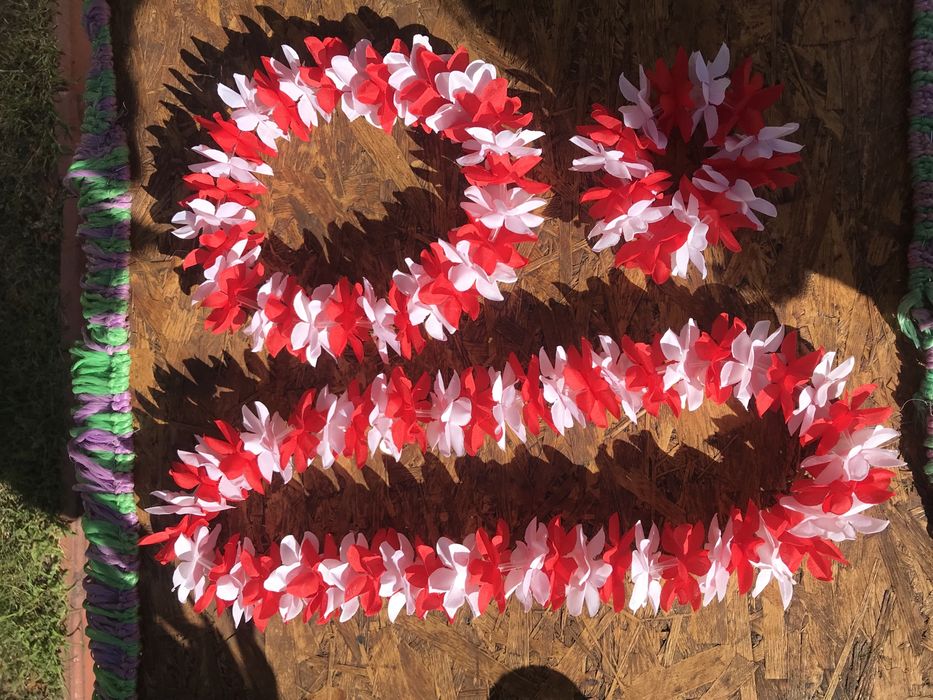 Лея пишна/  гавайскькі леі намисто /гавайська спідница