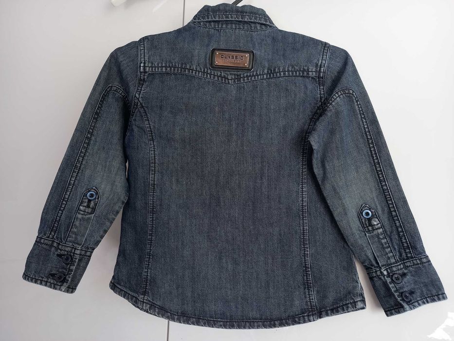 р. 104 - 110 R.Y.B.DRESS джинсовая рубашка на 4 - 5 лет