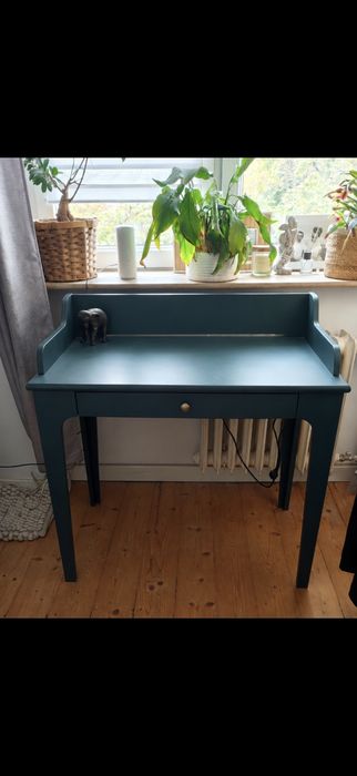 Biurko sekretarzyk lommarp ikea ciemnozielone