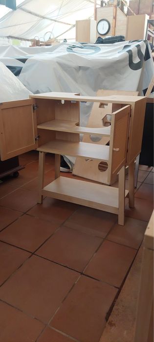 Movel de wc em madeira