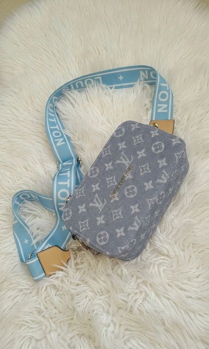 Torebka Listonoszka Jeansowa Błękit | Nowa | Dwie Komory