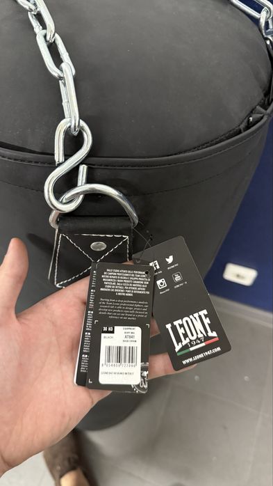 Saco de Boxe Leone Black Edition 30kg Novo
