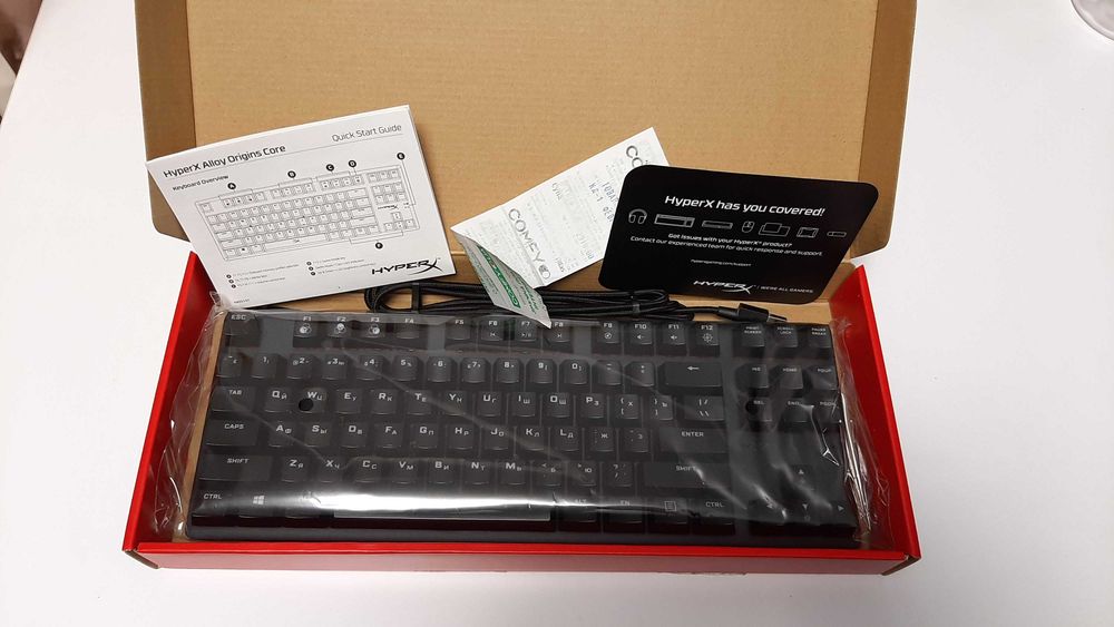 Механічна клавіатура HyperX Alloy Origins Core HX-KB7RDX-RU