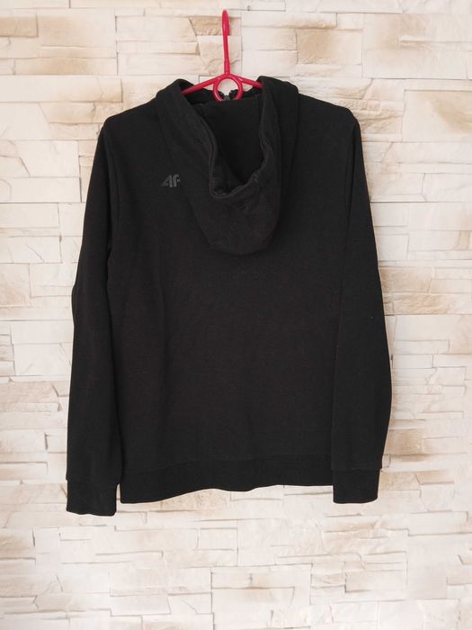 Czarna bluza męska 4F rozpinana S