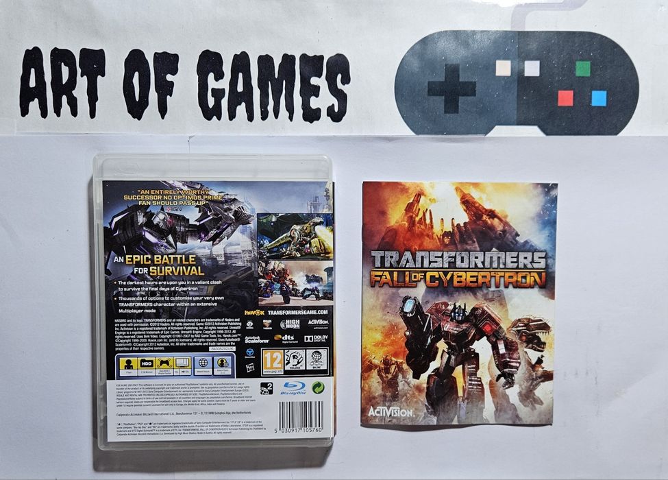 Transformers Fall of Cybertron Ps3 Playstation 3 Upadek Cybertronu