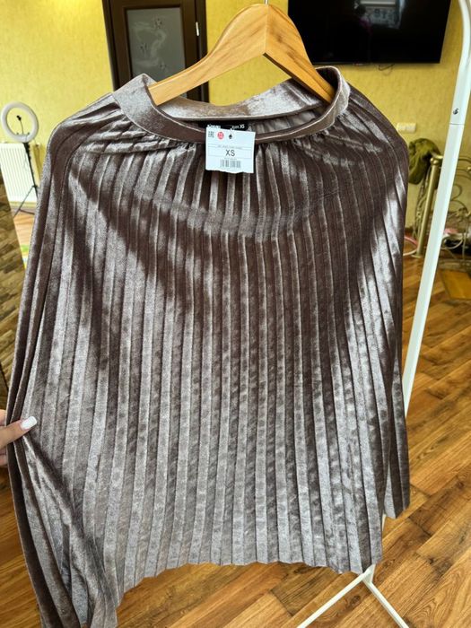 Спідниця плісе велюрова