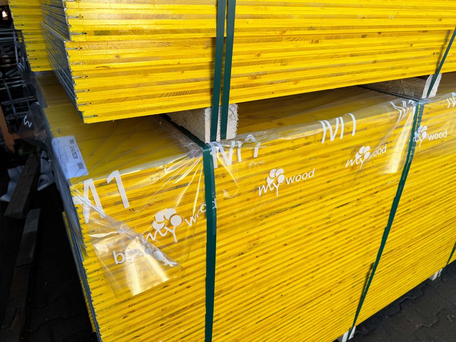 Świerkowa płyta szalunkowa okuta warstowa 2x0,5 premium