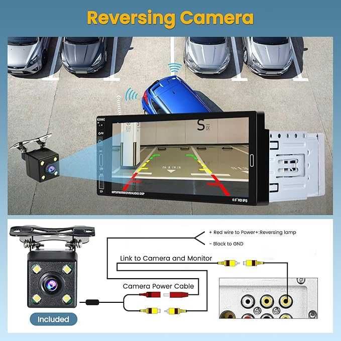 Radio samochodowe Carplay Android 6,9 cala