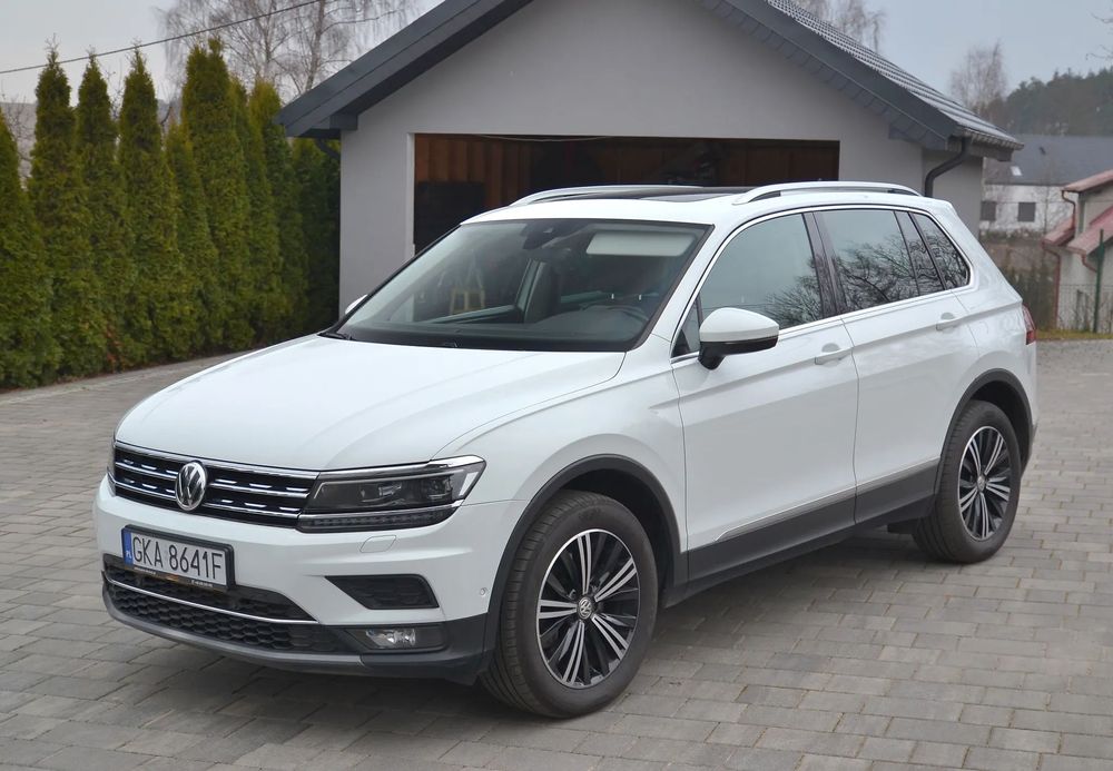 Volkswagen Tiguan 2.0 tdi 190 km HighIine idealny Stan 100% Bezwypadkowy Wyposażony
